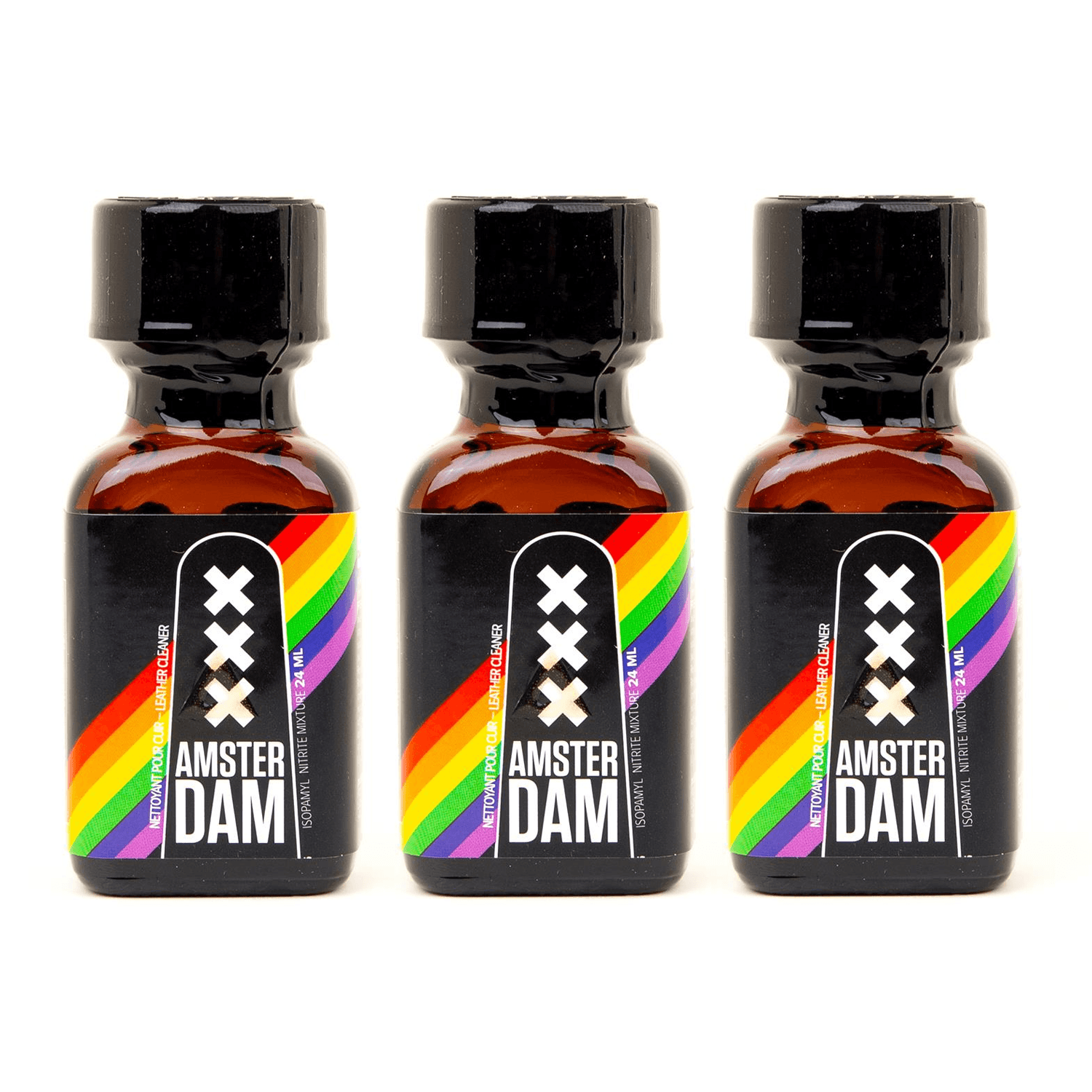 Amsterdam XXX Rainbow Amyl, 3-Pack – REGULATION Poppers