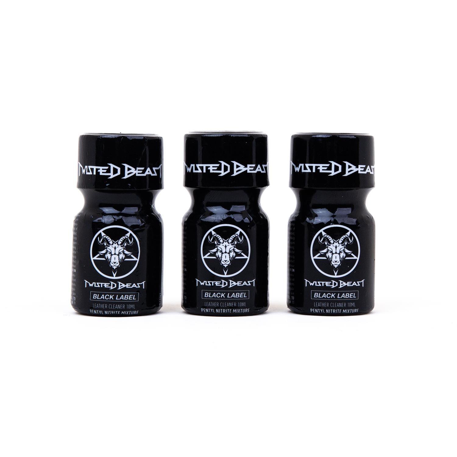 Twisted Beast Black Label, 10ml, 3-Pack – REGULATION Poppers