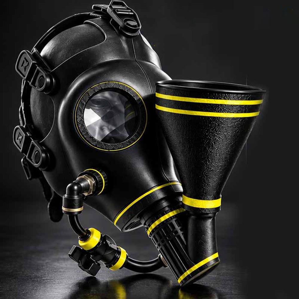 XTRM Pure Control Piss Mask, Black/Yellow